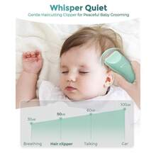 Baistom Baby Hair Clippers, Quiet & Dual-Mode Hair Cutting For 0-12, W - 1 - View 8