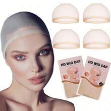1 pieza Gorro de peluca invisible para adulto neutro, super suave y transpirable de nailon elástico, color caqui