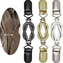 1/3 Pieces Vintage Jumper Clips, Cardigan Clips, Cardigan Clips, Cinch Clip For Dresses & Trousers, Decorative Dress Clips For Women, Retro Swirl Clips Scarf Buckle For Women