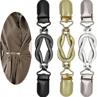 1/3 件套复古毛衣夹、开衫夹、开衫夹、连衣裙和裤子的束带夹、女式装饰连衣裙夹、女式复古漩涡夹围巾扣