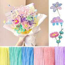 301pcs Colorful Value Pack Pipe Cleaners With Step-By-Step Video, Upgraded Flexible Fabric Fuzzy Wire Chenille Stem Bulk Craft Pipe Cleaners For Make Flowers Twist Sticks DIY Art Craft Decorations For Beginers