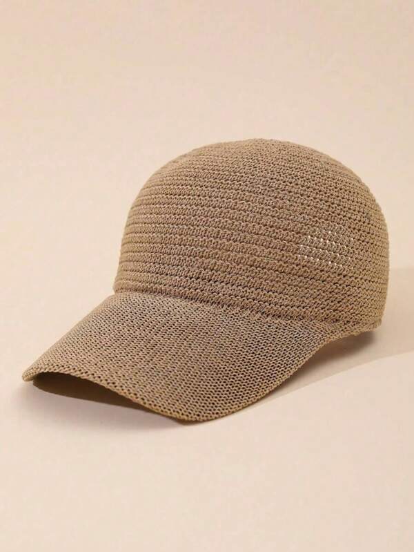 1 Piece Unisex Korean Style Cutout Mesh Breathable Baseball Cap Sun Hat Casual Valentine's Day