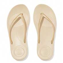 Fitflop Flip Flops - Gold - View 3