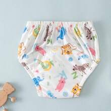 3pcs Baby Breathable Diaper Underwear, Newborn Potty Training Pants, Washable For Boys And Girls, Silk Material For All Seasons, Leak-Proof Absorbent Reusable Diapers, Suitable For Baby Boys And Girls, Multiple Combinations, Essential Baby Items - Multicolor - View 20