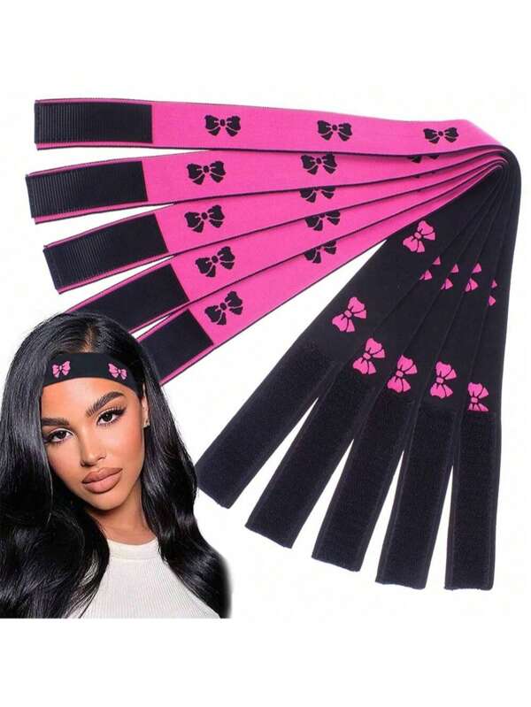1/3/5/10Pcs Wig Band,Elastic Bands For Wig,Lace Front Wig Edge Band For Women,Lace Melting Band For Wigs And Baby Hair,Wig Bands For Keeping Wigs In Place,Wig Grip Headband Edge Wrap To Lay Edges