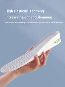 1 Pair Of Men's And Women's Height Increasing Insoles, Soft And Comfortable, Running Sports Cushion, 1.5-3.5 Centimeters