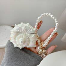 Conch + Pendant TPU Earphone Protective Case Compatible With Apple Pro3, 1/2, 3, 4, Pro, Pro 2, Galaxy Buds3 Pro, FreeBuds 7i And 4/4E, FreeBuds 5, FreeBuds 5i/6i, FreeBuds SE2/SE3, FreeClip, FreeBuds Pro2/Pro2+, FreeBuds Pro 3/Pro 4 Bluetooth Earphones - Multicolor - View 4
