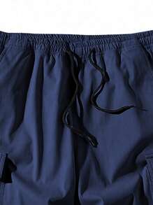 1 paquet Short cargo léger de 5 pouces pour hommes - Taille à cordon de serrage, short d'été respirant casual, de plein air, de gym, athlétique avec poches en biais