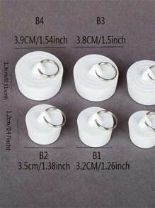 4pcs Bathroom Sink Drain Plugs - Rubber Sealing Plugs, Dustproof And Waterproof Back To School