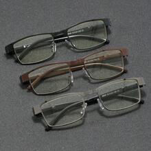 Gafas de lectura diarias de 3 piezas con múltiples colores para hombres y mujeres de mediana edad y ancianos con aumento de +1.0x a +4.0x, bisagras de resorte de metal y enfoque automático contra la luz azul