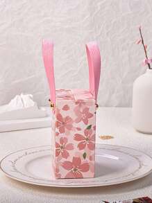 5 Stücke/10 Stücke 1 Set Kirschblüten Süßigkeitenbox Keksdose Papier Kirschblüten Geschenkbox, das Geschenkbox Material ist Papier, leicht luxuriös, hochwertig, die Geschenkbox ist geeignet für Heimdekoration, Hochzeitsgeschenke, Hochzeitsjubiläumsgeschenke, Freundin Geschenke, Geburtstagsgeschenkverpackung.