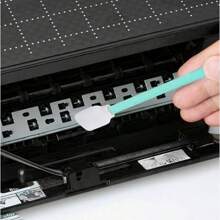 每件10/20/30克：简易精准清洁刷，无尘清洁布，清洁棉签，擦拭棒，电子产品细节清洁刷，边缘处理清洁刷，无绒聚酯纤维刷头，塑料手柄。适用于清洁打印机、光学设备、相机、工艺品和汽车细节。 - 彩色 - 查看 6