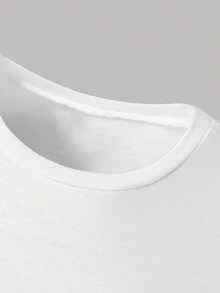 Tween Girls' Letter Print Long Sleeve T-Shirt And Cargo Pants Set - White - View 3