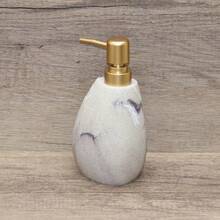 Premium Bathroom Accessories Set: Liquid Soap Dispenser, Soap Dish, Toothbrush Holder, Rinse Cup, Shampoo & Body Wash Refillable Bottles, Soap Pump Bottle, Versatile Lotion Bottles, Asymmetrical Soap Dish, Toothbrush & Toothpaste Storage Box, Couple Rinse Cup. Highly Practical For Home And Commercial Use. - Khaki - View 10