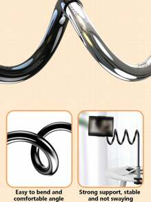 Versatile Flexible Tube Adjustable Tablet Stand, Suitable For Desktop And Bedside Phone Holder