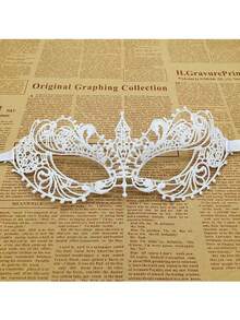 1 szt. Damska koronkowa seksowna, vintage, pusta, dekoracyjna maska, uniwersalna na bal, Halloween