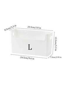 1 Stück minimalistischer wandmontierter einfarbiger Aufbewahrungskasten, multifunktionaler Organizer für Schranktüren/Kleiderschrank-Innenseiten, Bad/Toilette Kleinteile Halter