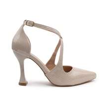 Scarpin Heel Cup-9.0 Cm- Color: Oat - yến mạch - Xem 2