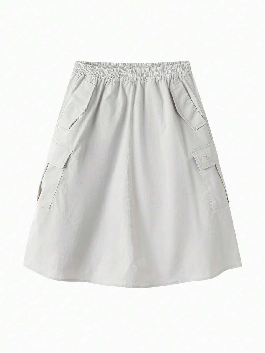 Balabala Falda tipo paraguas para niñas, nueva colección verano 2025 - ceniza de la mañana - Ver 1