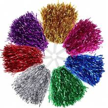 15pcs Glitter Cheerleader Pom Poms - Lightweight , Perfect For Dances, Celebrations And Sports Events Decoration House Storage Home Garden Decoration Holiday Celebrations Birthday Parties Banquets Tea Parties Exquisite Crafts Fashion Match Wedding Summer Gifts Beach Back To School School Supplies Room Decor
