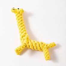 Dog Pet Puppy Chew Toys For Teething Boredom Dogs Giraffe Rope Ball Knot Training Teeth Dogs Toys For Small Middle Dog Giraffe Cotton Knot Puppy  Ferret Ropes, Handwoven Chew Items For Small Breeds Dog, For Teeth And Gums, 2 Pieces Per Pack