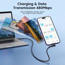 BinBoom Cable de carga rápida USB a Lightning, certificado MFi, cable de carga plano de nailon con ángulo de 90°, 10-20W de potencia, compatible con iPhone 14/13/12/11/X - Duradero para uso diario y de viaje Compatible con iPhone 14 Pro Max, 14 Pro, 14 Plus, 13 Pro Max, 13 Pro, 13, 12 Pro, 12, 11, XS, XR, 8 Plus, 8, 7, 6, 5, SE, para cargador de iPad Nan