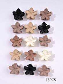 15pcs/20pcs Versatile Fashionable Small Daisy Flower Hair Clip, Women's Bangs Hairpin, Simple Minimalist Retro Barrette For Hair Care Summer Hair Claws Claw Clips Hair Clips Hair Jaw Clip Hair Clamps Hair Clutch Hair Catcher Clip