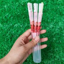 6 piezas de papeles de liar cigarrillos hechos a mano con boquilla, de 110 mm de longitud, previamente enrollados en dolares/libras/euros, con quema lenta y suave, que incluye 1 soporte para papel de cigarrillos