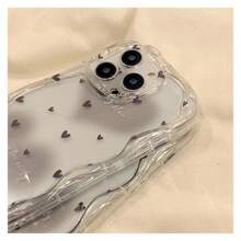This New Creatively Designed Phone Case Is Compatible With The  16 Pro Max, 15/14 PLUS, And 13/12/11 Pro, Offering Shock Protection And Featuring A Classic Mixed Wave Pattern, Suitable For Both Men And Women, Providing High-Quality Phone Protection. - 無色 - 查看 4