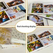 Álbum de fotos elegante dorado de 6 pulgadas - Contiene 200 tarjetas, papel de alta calidad, adecuado para regalos y recuerdos - Multicolor - Ver 12