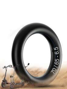 GLDYTIMES 1 套 70/65-6.5 越野轮胎和内胎，10 英寸 10x2.75-6.5/10x2.70-6.5 踏板车外胎和内胎适用于 Hover-1 Alpha/Hiboy Titan Pro/Max3/Evercross H5/Emove Cruiser 电动踏板车 - 黑色 - 查看 8
