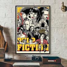 1 件低俗小说电影动漫海报艺术墙防水家居客厅卧室酒吧美学装饰礼物可选相框 - 彩色 - 查看 40