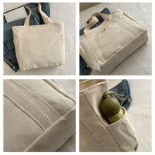 1pc Personalized Tote Bag, Shoulder Bag, Casual Shoppers Bag, Large Capacity Shoulder Bag, Suitable For Work, Travel, Multi-Functional, High Capacity, Lightweight, Practical, Anniversary, Christmas, Vacation, Appropriate For Outdoor/Commuting/Travel/School/Going Out/Sports/Shopping/Daily Use