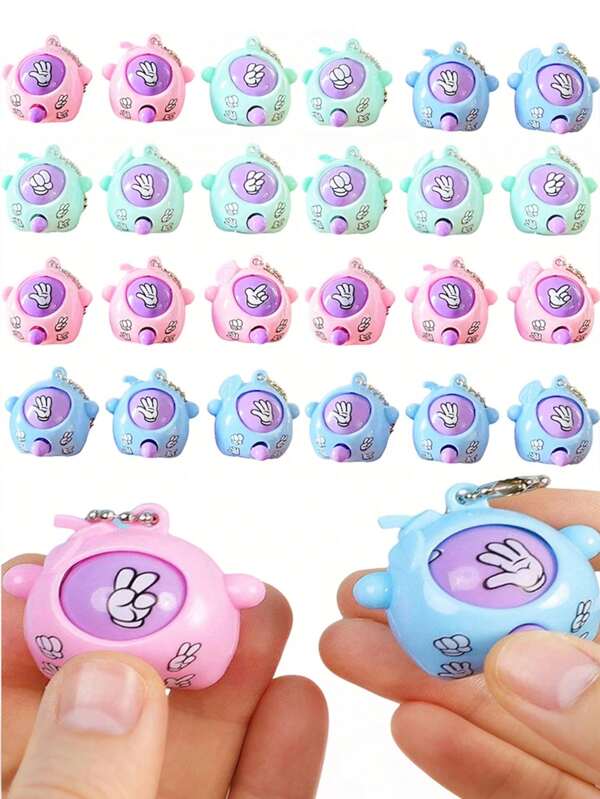 20pcs-Mini Rock Paper Scissors Keychains,Fun Mini Rock Paper Scissors Egg Shaped Keychain,Mini Rock Paper Scissors Blind Box Game,Cute Fun Fidget Key Chain,Party Game Reward Gifts, Creative Small Gifts For Birthday, Wedding, Party Favors, Pinata Fillers, Ring Purse Bag Backpack Charm Stress Relief Party Favors,Carnival Party Favors