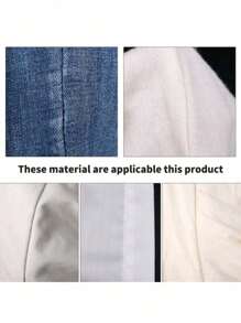 1 pieza Entretela adhesiva a rayas, entretela de malla térmica no tejida para accesorios