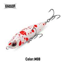 KINGDOM Señuelos de pesca en forma de lápiz pequeño de la marca Kingdom, cebos artificiales de calidad alta de hundimiento lento de 40mm/4g, wobblers para equipo de pesca