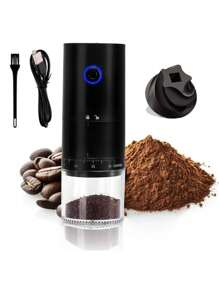 RAF Portable Electric Coffee Grinder - USB Charged 1500mAh, 38-Step Adjustment, Holds Up To 25g (4.06oz) For Espresso/Drip/Cold Brew, With 18650 Lithium Battery, Minimalist Black And White Design, Modern Kitchen Gadget | Rechargeable Coffee Grinder, Espresso Coffee Grinder**