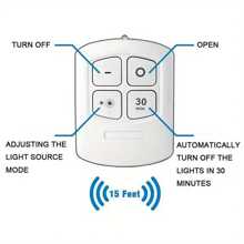1 peça 6/3 Luzes LED sem fio inteligentes para armários, luzes noturnas COB, 3 pilhas AAA, alimentadas por controle remoto (controle remoto sem bateria) - muito adequadas para uso em guarda-roupas, cozinhas e outros cenários