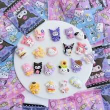 Sanrio 30/10pcs Cute Sanrio Hello Kitty Surprise Blind Bag, Small Gift Blind Box Prize Mini Simulation Cartoon Miniature Ornament, Suitable For Dollhouse, Aquarium, Interior Decoration, Birthday Gift, Valentine's Day Gift, Party Gift (Random Style)