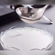 4 buc polonice de supă cu mâner lung din oțel inoxidabil durabil, ustensile de bucătărie ideale pentru restaurante cu supă, terci și oală fierbinte - Argint - Vizualizare 7