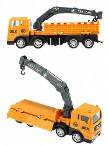 Children's Engineering Machinery Toy Kit, Life Trailer, Crane, Life Lift Truck, Tanker Truck, Toy Bus, Truck Model, Large Toy Truck, Toy Tractor, Forklift, Bus Model