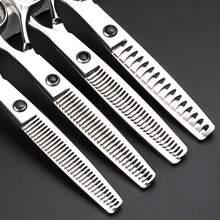 1PC Professional Hair Cutting Scissors Hair Thinning Scissors Hairdressing Scissors For Barber Salon Home Use Thinning Rate 10%-45%, Back To School, Travel Holiday Essentials, Hair Accessories For Women, Slick Back Brush, Barber Accessories, Hair Dryer, Hair, Barber, Hair Tools, Hair Products,Hair Dryer,Hair, Accessories, Hair Products, Hair Tools, Hair Stuff, Hair Care, Curly Hair Brush, Barber, Barber Accessories, Hairdressing Equipment,Travel Essentials,Travel Essential,Hairstyle,Hairdressing,Hair,Travel,Hair Products,Hair Tools,Hair Stuff,Barber,Barber Accessories,Barbershop,Hairdressing Equipment - Silver - View 3