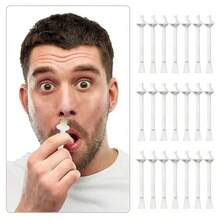 Nose Wax Sticks Applicators ABS Wax Rod Wand Nose Waxing Strips Nostril Cleaning Removal For Cleaning Nostrils And Removing Nose Hair,Eyebrow For Men Women, Disposable Wax Applicator Sticks - White - View 3