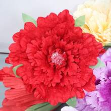 50cm gefärbte Plüsch Pfingstrose Künstliche Blume, Schaufensterauslage, Hochzeitsdekoration, Outdoor Party Kulisse, Heimdekoration, Fotografie-Requisite