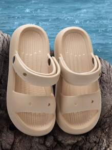 1 Pair Summer Outdoor Fashionable Soft-Sole Minimalist Flip-Flops