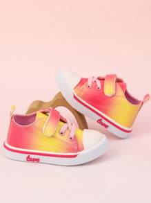 GENGASUN 1 pieza Zapatos casuales de PU para niñas pequeñas, de unicolor y puntera redonda, zapatos casuales de moda para primavera/verano