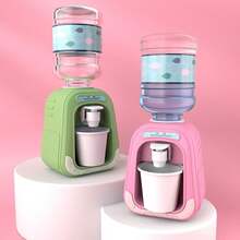 4PCS/2PCSfun Bus 迷你饮水机玩具，模拟迷你房屋厨房玩具