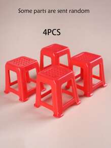 1 pièce Mini Set de table de Mahjong avec tabourets miniatures, échecs, go, blocs de construction, dames, jouets pour maison de poupée, accessoires de salle de Mahjong miniature à l'échelle 1:12, couleur aléatoire
