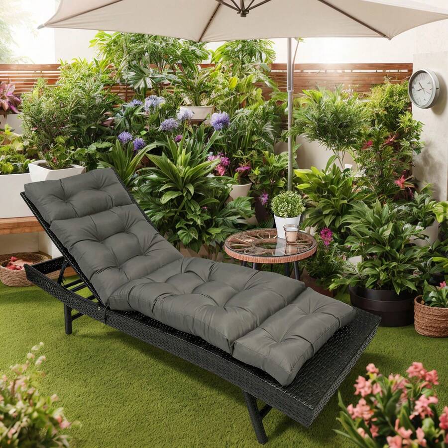 Cuscini impermeabili per sedie pieghevoli, cuscini per lettini da giardino, cuscini per sedute e schienali, rivestimenti per giardino, piscina, terrazza, balcone