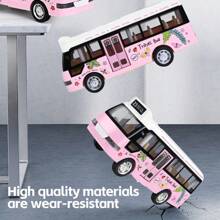 Juguetes de autobuses escolares, coches de plástico, autobuses de ciudad con sonido y luz, coches de fricción con pilas, juguetes para jugar, regalo para niños, regalo de cumpleaños